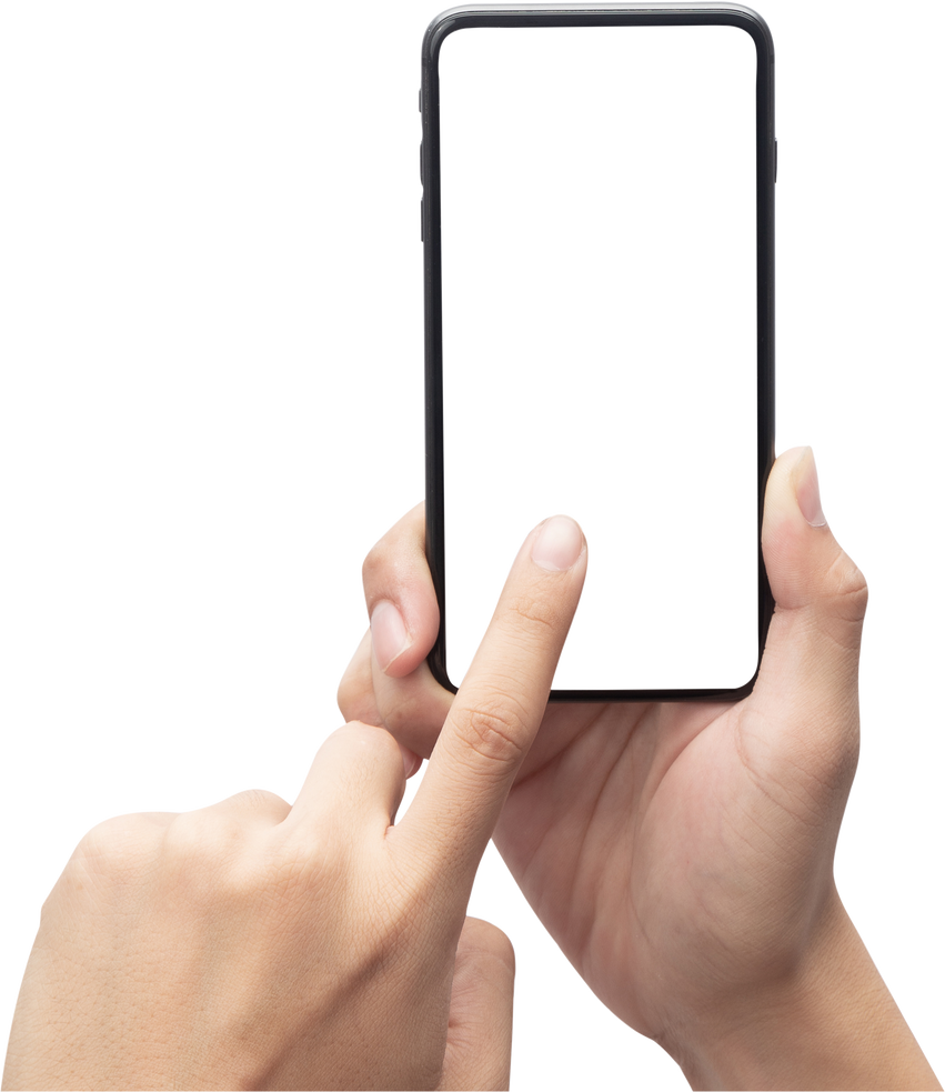 Hand Holding Smartphone